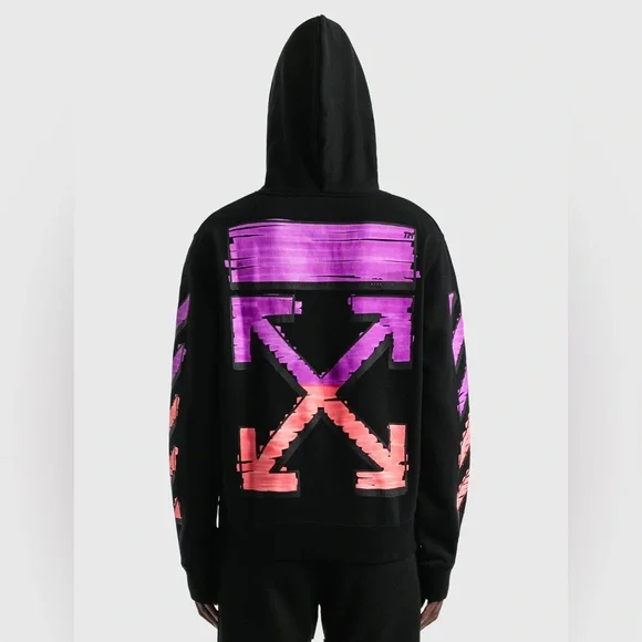 Off-White- Marker Slim Hoodie Sz XXL 👉Like Sz XL👈